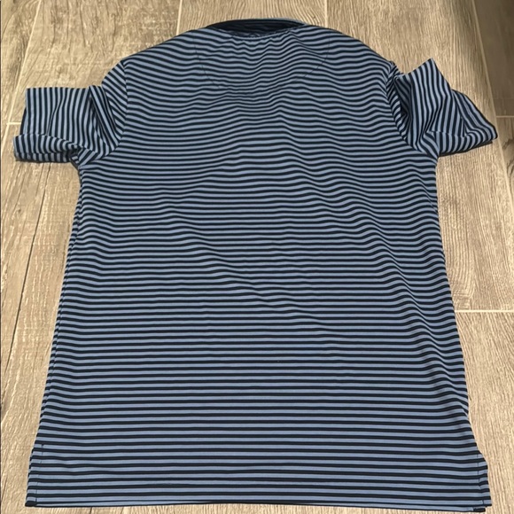 Boys Class Club Polo Blue Striped Shirt - Picture 3 of 4